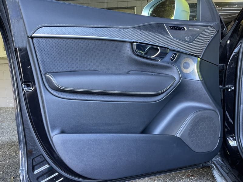 Door panel after professional restoration