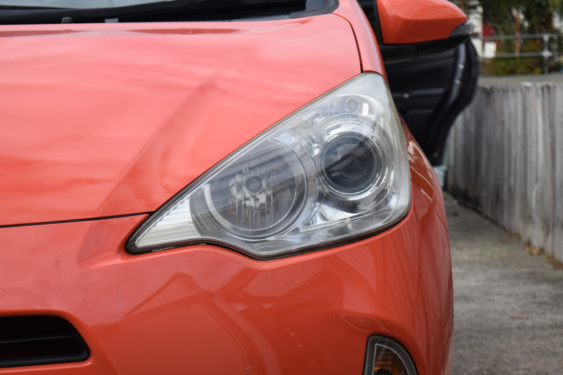 Headlight restoration after